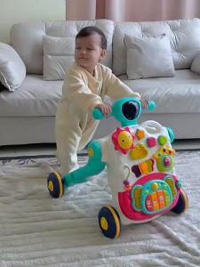 Baby Walker For Toddler Baby Walker With Wheels Multifunctional Three-in-One Baby Walker For Toddler Baby Walking Chair