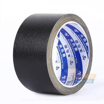 (SG Seller) ★ DIY Leather Repair Self Adhesive Patch ★ Touch Up Tape Sticker Roll Fix Faux Car Seat Sofa Office Chair Stool Motorcycle Sticky Black Brown Off-White Grey Beige