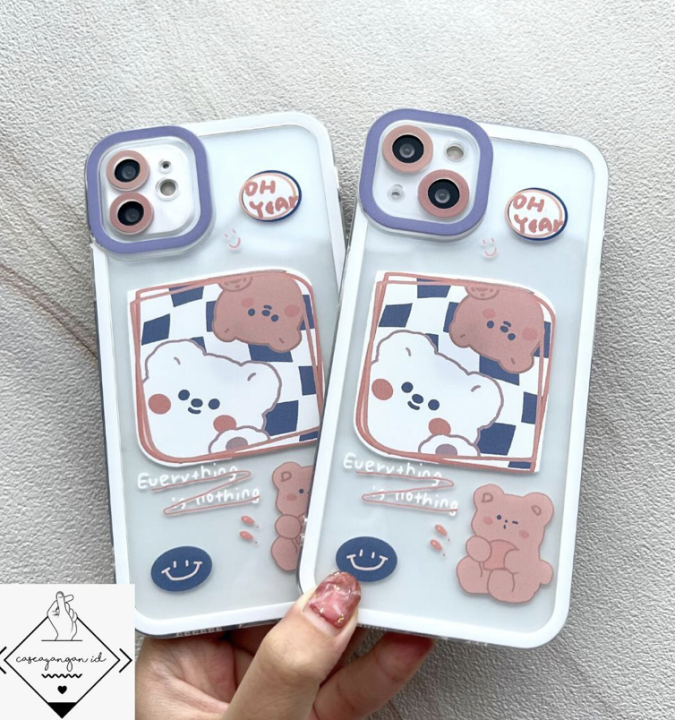 Happy Bear Case Iphone PLUS SE X XS XR 11 12 13 PRO MAX MINI