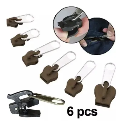 6pcs Zipper Large Medium And Small Sizes for Clothing Zipper Replacement and Repair Sewing Supplies Zipper Repair