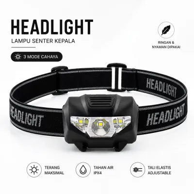 FASHION518 - Senter Baterai Kepala Cob Led Mini T103