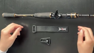 Fishing Poles Tether Tie Belt Wrap Straps Metal Buckles Straps Fishing Casting Rods Holder Belt with Coiled Lanyard