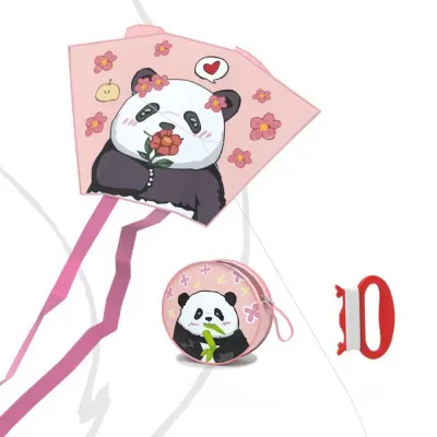BEIBEI Panda Cartoon Children Kite Unique Rabbit Children Sports Kites Funny Lightweight Spring Outing Pocket Kite Outdoor Play Toy