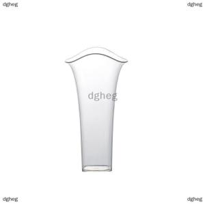 [COD] dgheg 1PC Flower Vase Acrylic Hydroponic Home Decor Clear Flower Pot Desktop Decorative Vase For Wedding