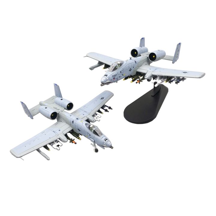 1:100 Scale US A-10 A10 Thunderbolt II Warthog Hog Attack Plane Fighter
