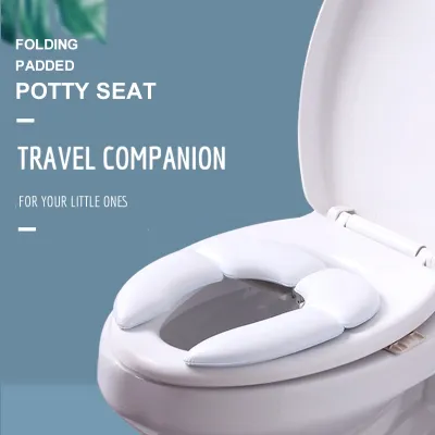 FYLO.SG 💗 Foldable Padded Potty Seat for Kids | Travel | Potable | Lightweight