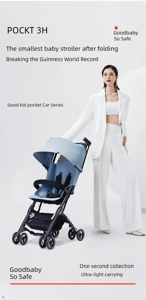 gb Pockit+ All-Terrain, Ultra Compact Lightweight baby pockit