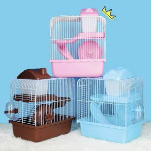 [ Hơn 10 mẫu ] Lồng chuột hamster hai tầng đầy đủ phụ kiện nhiều màu cao cấp