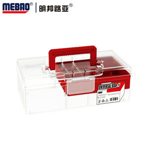 Hand-Held Fishing Tool Box Fishing Lure Tackle Tool Box Fishing Tackle Boxes Multi Grids Fishing Accessory Box Large Space Multifunction Fishing Accessories Box