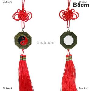 [COD] Biubiuni Trung Quốc phong thủy gương Yin Yang bagua gương với Trung Quốc Knot treo trang trí nội thất