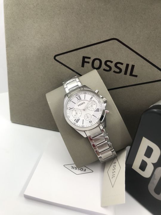 Fossil silver deals watch price