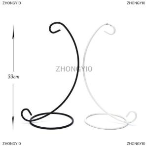 [COD] ZHONGYI0 1X 23cm 9" Iron Plant Stand Holder for Clear Hanging Vase Home Decor