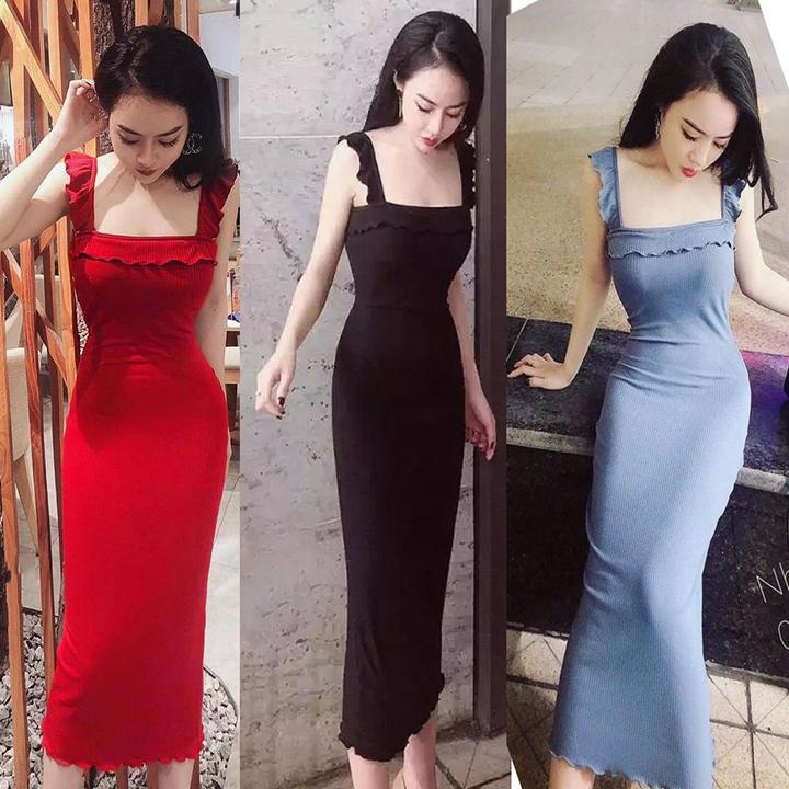 Đầm xòe 2 dây đi chơi dự tiệc cưới Nahouse váy tiểu thư thiết kế đẹp và  xinh xắn màu hồng đen | Shopee Việt Nam