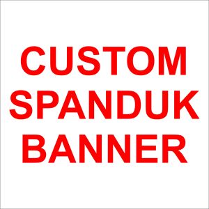 Spanduk X Banner Jangan Tengok Kiri Type 2 - Ukuran 60 x 160cm