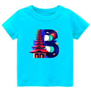 Tshirt kids kaos atasan oblong anak cewek cowok umur 1-12tahun sablon gambar CANDI B