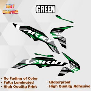 HONDA CLICK VARIO V3 MALAYSIAN DESIGN 2 DECALS (WATERPROOF LAMINATED FADE PROOF)
