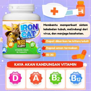 (ECERAN) NOMNOMCLUPPY VITAMIN KUCING Imun Bulu Gemuk