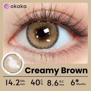 OKAKA Softlens BROWN SERIES - Normal 14.0mm-14.5mm Kontak Lensa