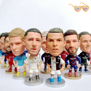 Soccer Star Figures Ronaldo Messi Neymar Mbappe Mata De Gea Sergio Ramos Di Maria Muller Pogba Neuer Henderson Haaland Kane Van De Beek Golden Boots Golden Gloves UCL PL Trophy Manchester United Liverpool PSG Player - READY STOCK IN MALAYSIA