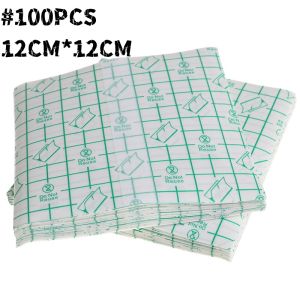 100Pcs PU Medical Waterproof Adhesive Wound Dressing Fixation Tape Bandage Bath