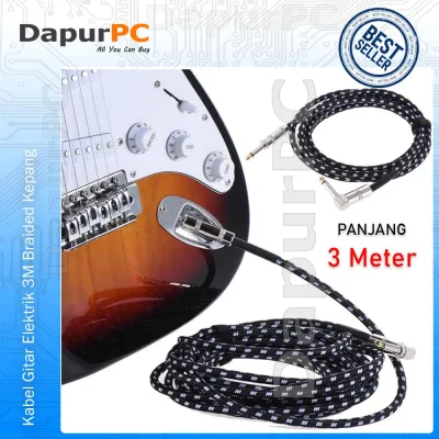 Kabel Jack Gitar Electric 3M Braided Model Kepang