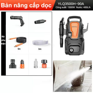 Máy rửa xe áp lực cao ABG YLW3500H-90A rửa xe cao áp công suất 1300W dạng đứng hiện đại 2023 chống nước chống điện giật máy rửa xe gia đình công nghiệp thiết kế nhỏ gọn