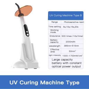 ZETA Dental wireless LED curing machine oral resin whitening light sensitive machine light UV lamp
