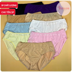 ComBo 5 Quần Lót Nữ 100% Thun Lạnh Cao Cấp Phom To Lưng Cao  Quần Lót BigSize Mát Mịn Co Giãn 4 Chiều - Nội Y Đồ Lót : Beteen