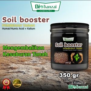 Bio banzai Soil booster pupuk pembenah tanah premium kemasan 350gr