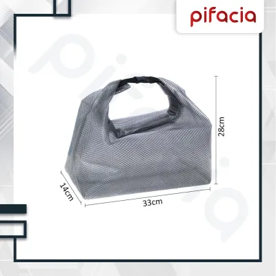 PIFACIA Waterproof Bag Kantong Baju Basah Tas Klip Pakaian Renang Penyimpanan Barang Storage Pouch Jaring Transparan