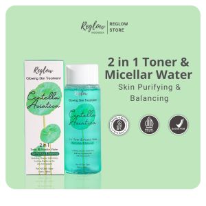 2in1 Toner & Micellar Water Reglow Skincare Original untuk Jerawat Aman dan Halal tersertifikasi BPOM dan HALAL MUI Rekomendasi dr Shindy Putri Cocok Untuk Semua Jenis Kulit