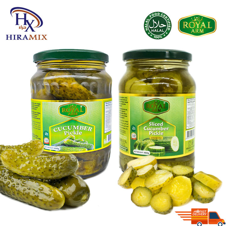 Royal Arm Pickled Cucumber Sliced Pickles | Premium Quality / Halal ...