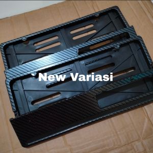 PROMO Dudukan Plat Nomor Karbon fkt Universal / Cover Plat Nomor Carbon Depan Belakang