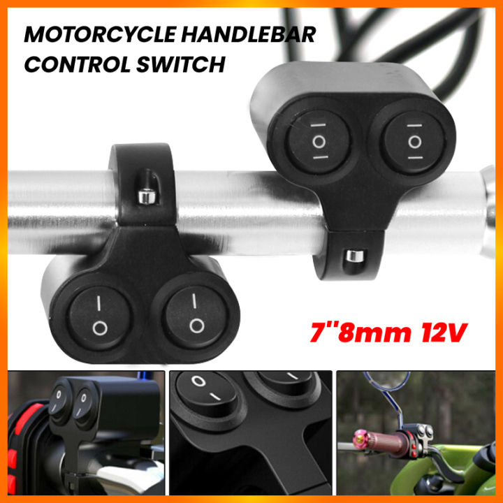 E&M Motorcycle Handlebar Double Switch Electric Aluminum Alloy