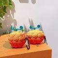 Airpods 3 Case One PieceLuffy Flame-Flame Fruit Gum-Gum Fruit Airpods Gen 1 2 Pro Case สำหรับ Airpods 1/2/3 /Pro Devil Fruit Silicon Cover. 