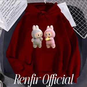 Sweater Hoodie Anime Anak Perempuan Motif Labubu Dumpling Untuk Umur 2-15 Tahun