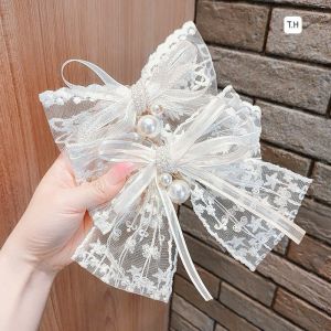 CẶP NƠ REN NGỌC TRAI CAO CẤP – PHỤ KIỆN TÓC THANH LỊCH CHO NGÀY KỶ YẾU DỰ TIỆC