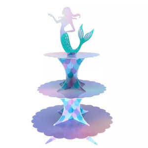 Mermaid Theme Girls Birthday pArty Under the Sea Party Events Baby Shower Table cloth Balloon Set Cupcake Stand Stickers Loot bags Paper Bags Loot Box