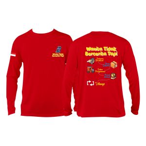 Kaos Lengan Panjang Pria Doa Usaha Baju Distro Keren Katun Tc30s Murah Sablon