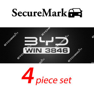 BYD SecureMark car security marking sand blasting glass windscreen windshield windows VIN etching number plate kit
