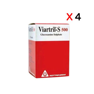 (6.9K sold) Viartril-S Glucosamine 500mg - 1 Bottle (90 Caps) 1-2/Day Glucosamine/Chondroitin Joint Pain Relief/Stiffness Reduction/Cartilage Repair/Anti-Degeneration/Flexibility