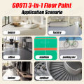 🔥3H Quick-Drying🔥Germany 3 in 1 GOOTI Epoxy Floor Paint Cement Floor Paint 1KG with Brush Renovation Wear-Resistant Waterproof Water-Based Anti-Cracking for Warehouse Garage Factory Cement Floor Office Gym Playground Shopping Mall Outdoor Indoor. 