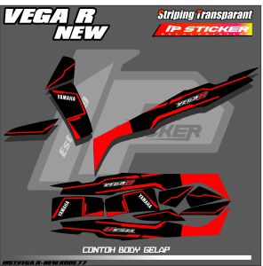 VEGA R NEW (COD) STIKER STRIPING MOTOR YAMAHA VEGA R NEW - STIKER LIST DESAIN RACING SIMPLE IP.PROJECT HOLOGRAM DAN TRANSPARAN BISA COD IP.KODE-77