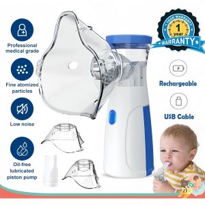 【Ready Stock】Portable Nebulizer Inhaler Ultrasonic Mesh Nebulizer with 3 Modes Handheld Asthma Inhaler Nebulizer Machine for Adults and Kids Breathing Problems