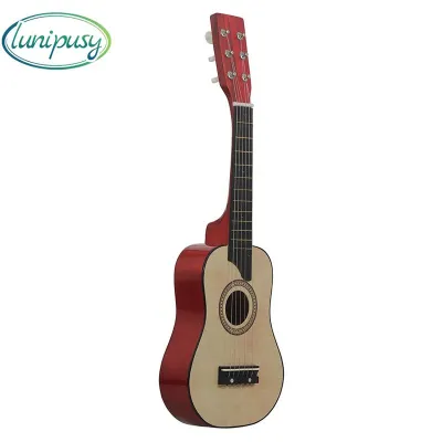 25 Inch Basswood Acoustic Guitar 6 Strings Small Mini Guitar with Guitar Pick Strings for Children Kids Gift Beginner