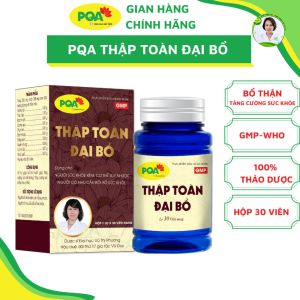Viên Nang Thập Toàn Đại Bổ PQA Hỗ Trợ Giúp Bổ Khí Huyết Tăng Cường Sức Đề Kháng Và Khỏe Mạnh Hộp 30 Viên