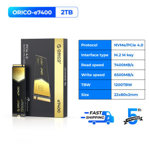 ORICO 7400 MB/giây SSD 4TB NVMe M2 2TB 1TB 512GB PCIe 4.0x4 2280 tản nhiệt SSD nmve Ổ cứng trong nội bộ SSD