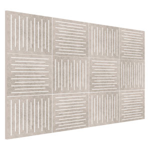 BEIYIN 12 ชิ้น แผงดูดซับอะคูสติก 30*30*0.9 แผงฉนวนกันเสียงพรุนแผงลดเสียงรบกวนคณะกรรมการกันเสียง สำหรับสตูดิโอ/บ้าน/สำนักงาน/เคทีวี/เกมคณะกรรมการดูดซับเสียงตกแต่ง