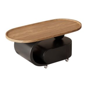 [Cozy ]Italian Oval Coffee Table/Rock Slab Top/Modern Living Room Side Table/ Seller
