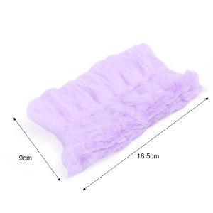 【Swan Home】10PCS Disposable Electrostatic Dust Duster Blue/Purple Extended Fluffy Fiber Brush Head Compatible Feather Duster Household Desk Cleaning Tool